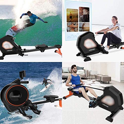 Image of Rowing Machine Magnetic Control Rowing Device Household Folding Adjustable 8-Level Resistance Paddle Boat Fitness Equipment Rowing Machine
