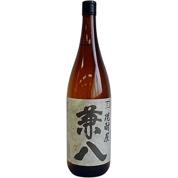 Amazon.co.jp: 四ッ谷酒造 はだか麦を100％の麦焼酎 兼八 1800ml