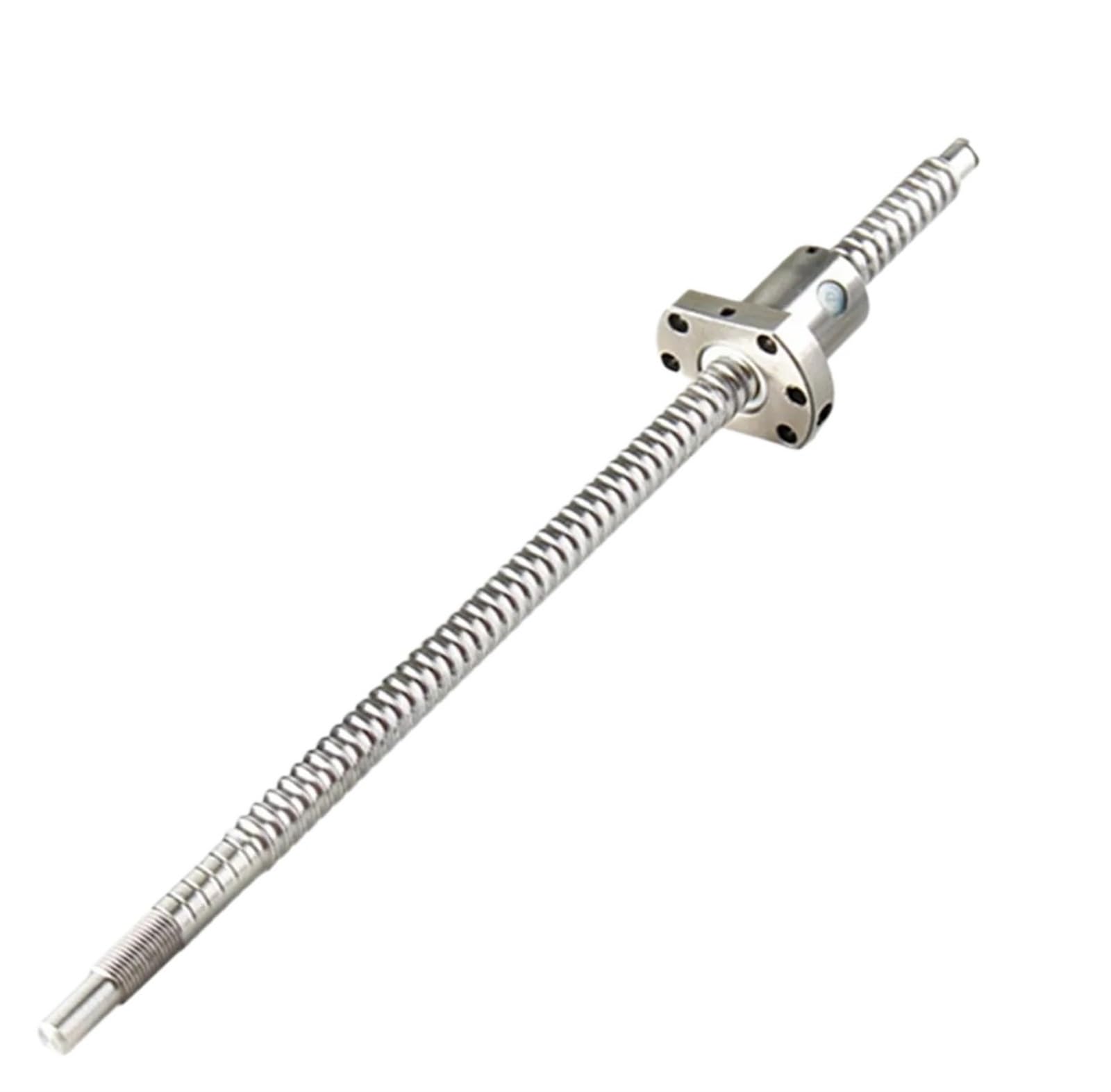 Tuerca de tornillo de bola de metal SFU1204 150 200 250 300 350 400 450 500 550 mm Husillo de bolas con brida 1204 Tuerca de bolas simple BK/BF10 Extremo mecanizado for CNC Mile(200mm)