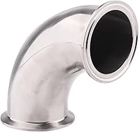 Vista 13 de DERNORD 1" tubo OD codo 90 grados tubería sanitaria SS304 tri abrazadera 1,5 pulgadas