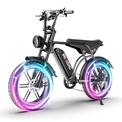 RIXOC E8 Electric Bike for Adults, 1500W Motor (Peak), 30