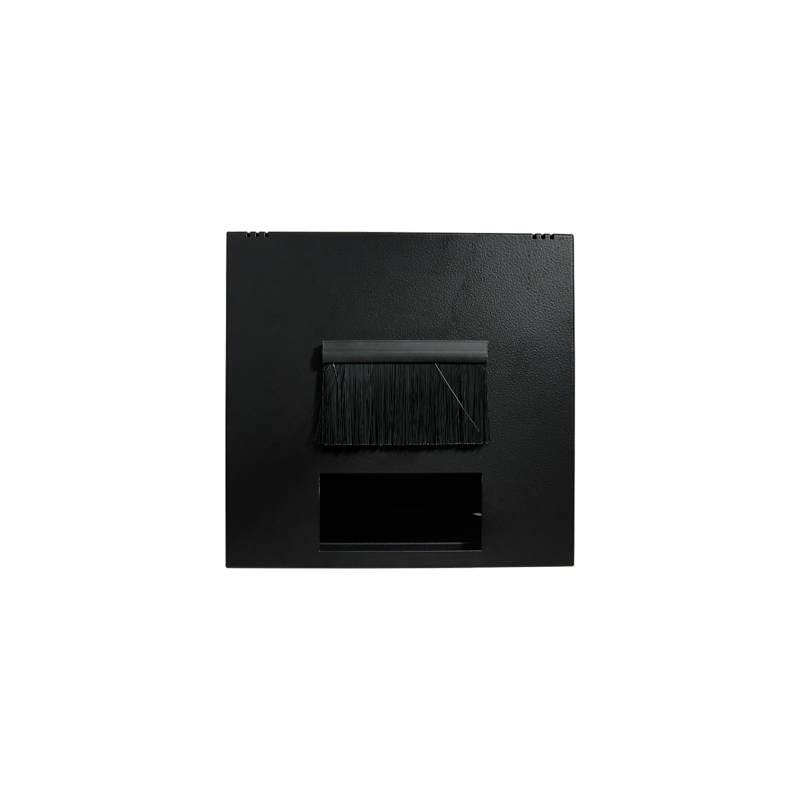 Netzwerkschrank 10 Zoll 9HE I 300 mm Tiefe I Serverschrank Schwarz | Wandmontage I abschließbare Glastür I voll montiert I 60 kg Traglast I 312x300x464 mm (Schwarz, 9HE)