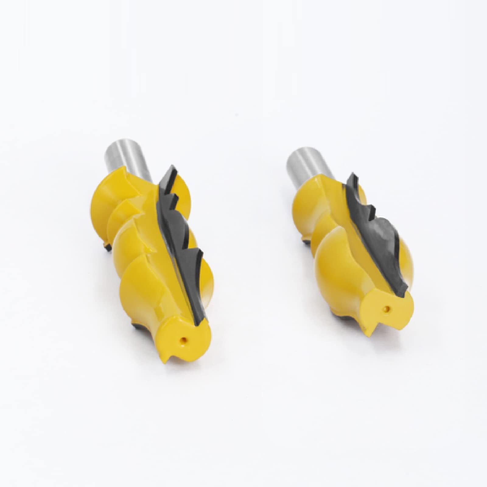 Set di punte for fresatura a corona, fresa reversibile for legno in carburo for scanalatura del cassetto(12.7mm Shank X 2PCS)
