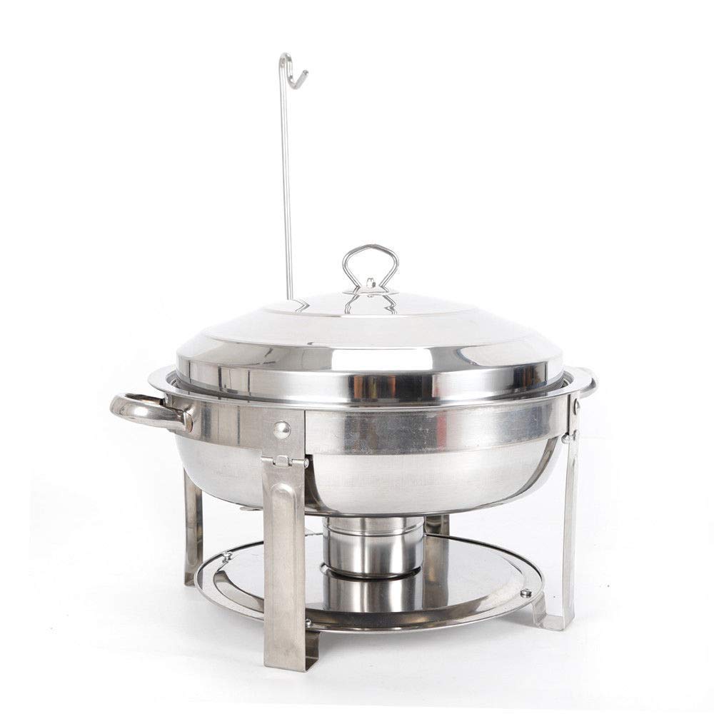 RANZIX Chafing Dish Set professionale di contenitori scaldavivande in acciaio inox per buffet, scaldavivande e catering, buffet e feste (Style 1)