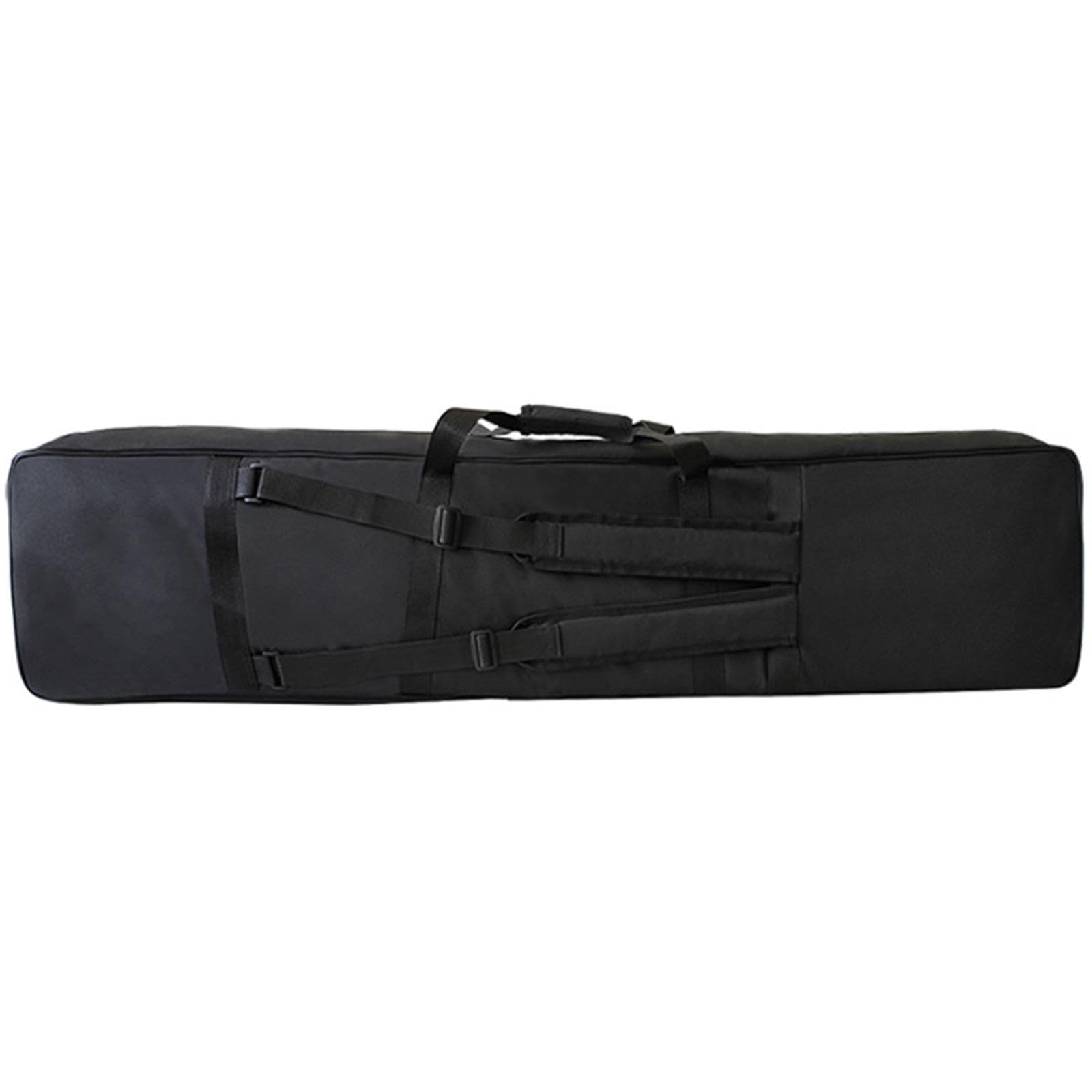Funda para Teclado Bolso Mochila Eléctrica Acolchada Impermeable con Correas Ajustables de Tela Oxford Y Bolsillos Adecuada, C