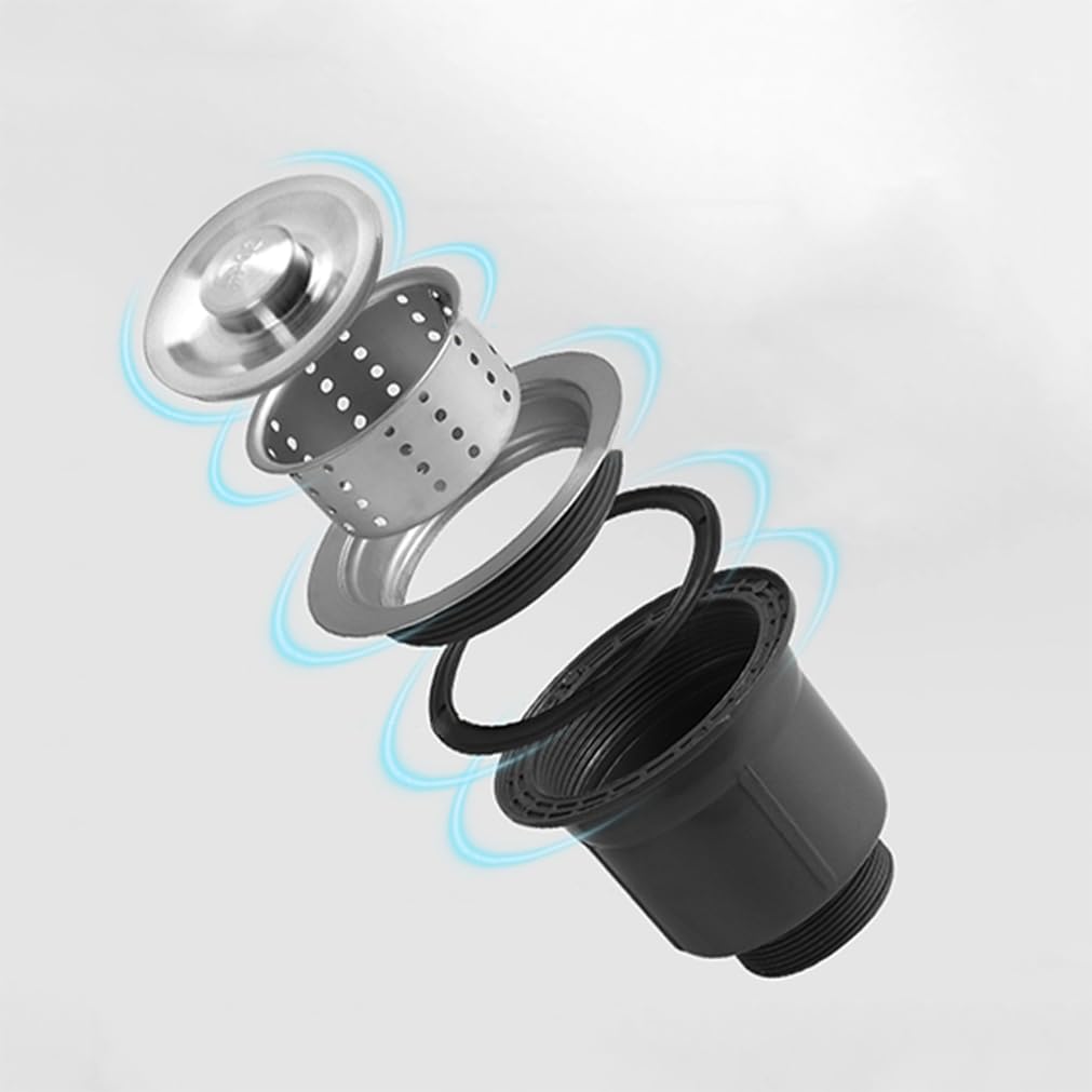 Lavello in Acciaio Inox autoportante,Lavello Cucina 1 Vasca per esterni Lavandino Camper con Rubinetto Lavelli Commerciale per Cucina, Ristorante,Caffè,Garage,Interno,Esterno 38cm
