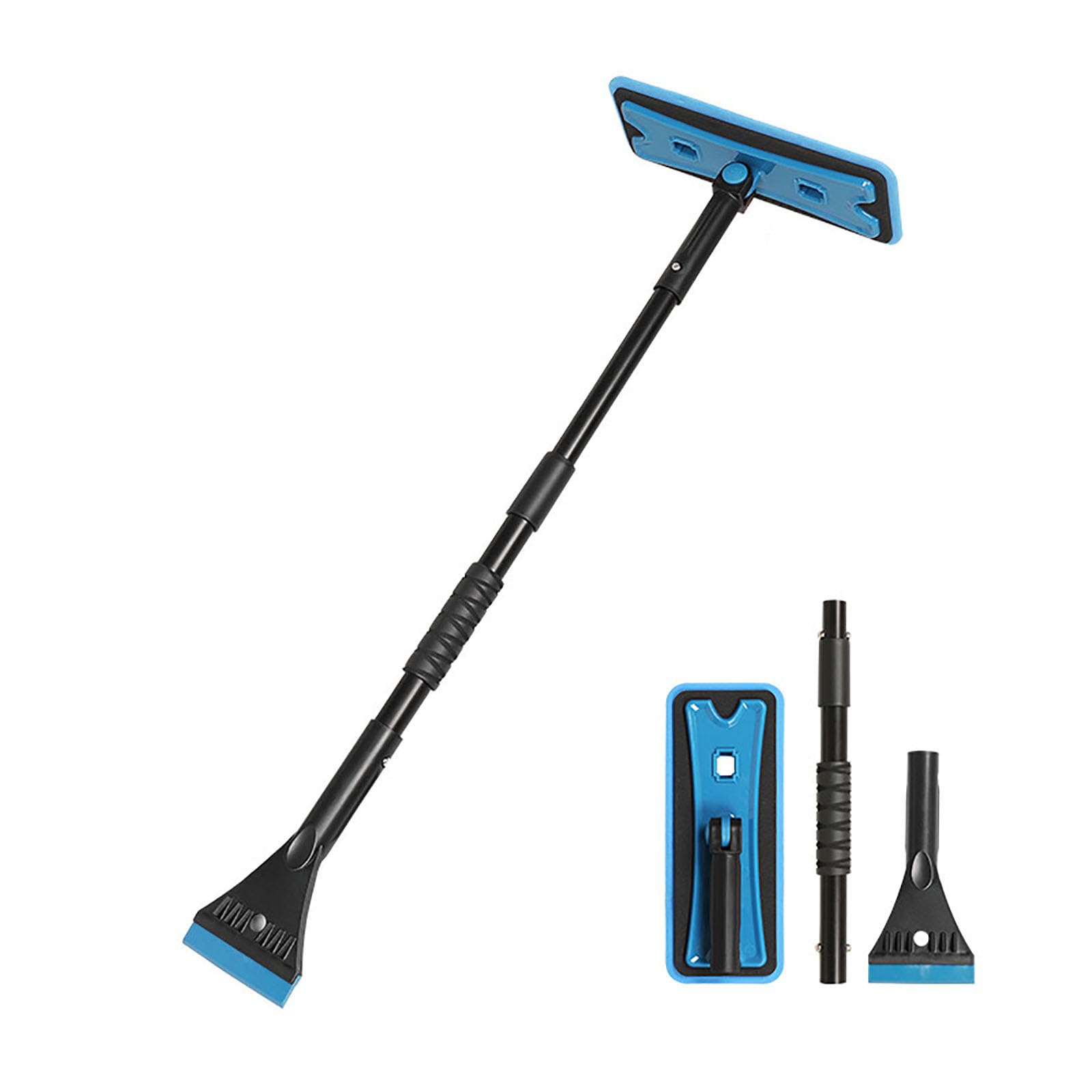 Pala quitanieves para Coche Compatible con Audi A6 C9 C8 C7 C6 C5 C4, Herramienta Multifuncional para Quitar Nieve, descongelar y Barrer Nieve en Invierno.,1Blue