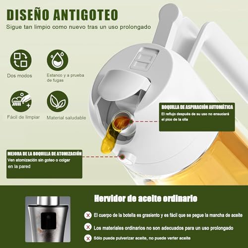 Reviews y listado de Rociador de aceite Top cinco. 12 Imagen adicional
