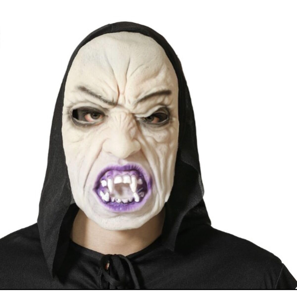 BigBuy Carnival White Halloween Mask