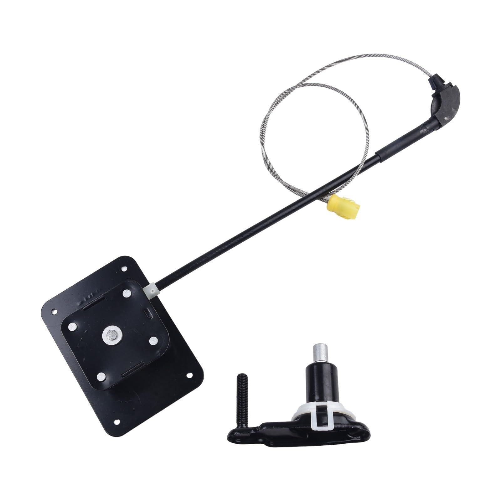 Soporte de placa de montaje de rueda de repuesto con cabrestante para Ford Transit (2014+) y Transit Custom (2012+), metal, negro, ajuste directo, juego de 2 piezas