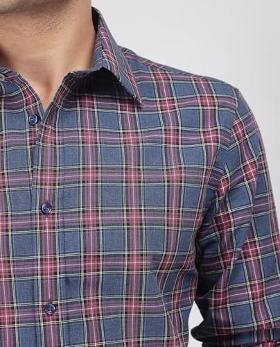 Image of Rare Rabbit Regular fit Checked Shirt