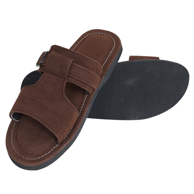 Image of DFR Sandals for Men, Daily Use Comfortable Ethnic Rajasthani Mens Slippers