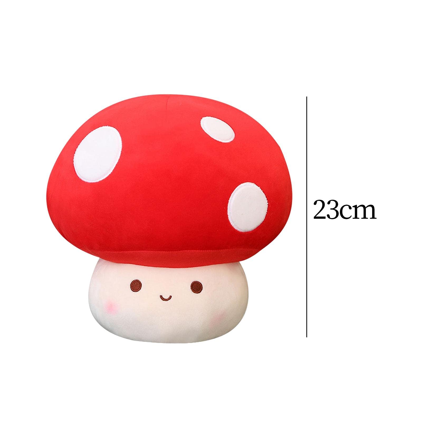 Amazon.co.jp: Almencla きのこぬいぐるみ, 赤 23cm : おもちゃ