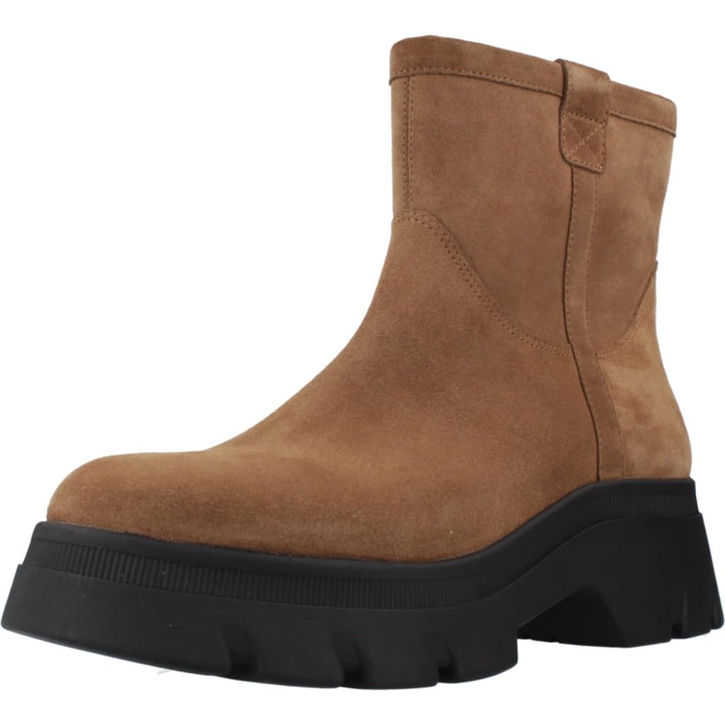 Geox Womens Dpluette Ankle Boot, Brown, 2.5 UK