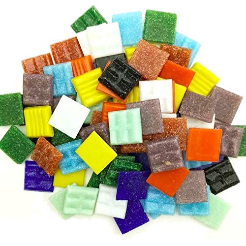Armena Piedra de Mosaico Multicolor, 2 x 2 cm, Botella de 250 g (87 Unidades Aprox.)