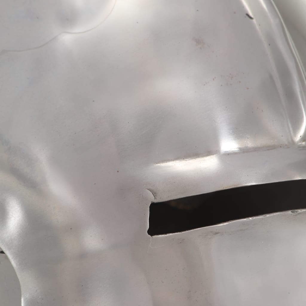 Genérico Réplica de Casco de Caballero Medieval Antiguo Larp Acero Plata,Arte y Ocio,Hobbies y Artes Creativas,Coleccionables,Armas coleccionables-286214