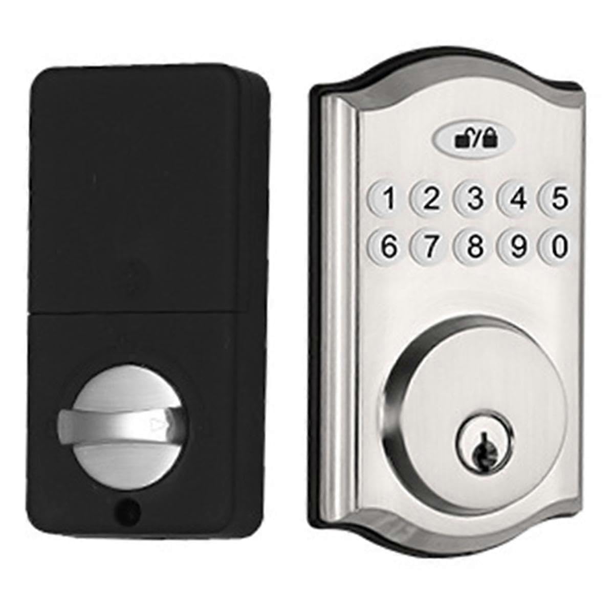Joyhappst Image Color Keyless Entry Door Lock -Keypad Door Lock-Smart Deadbolt Lock-Anti-Peeping Password-Auto Lock Easy To Install