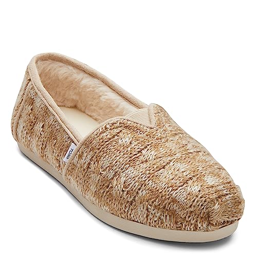 TOMS Women's Alpargata Cable Slip on Flat Loafer