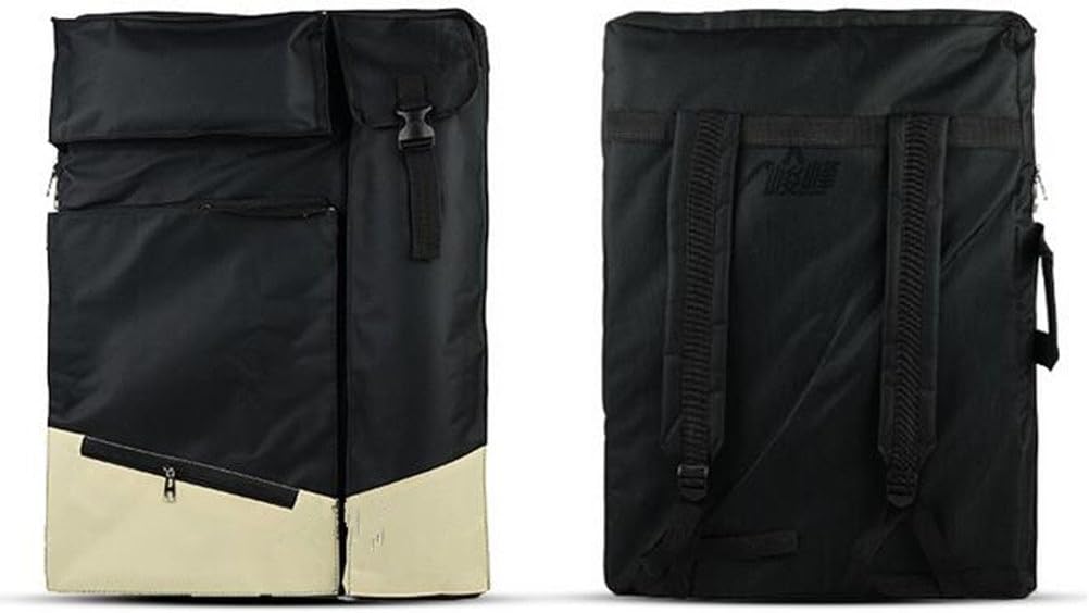 Multifunction Sketchpad Bags A2 Drawing Board Bag Waterproof Portable Art Backpack (Black)