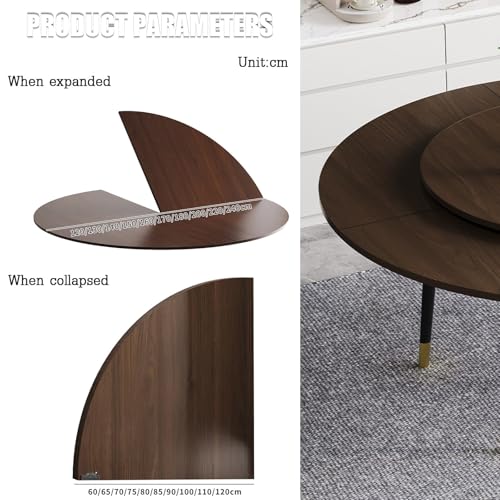 Plateau de table rond pliable grand format pour agencement extérieur - 8