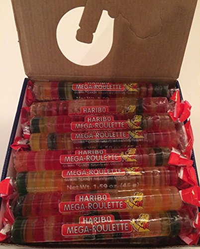 HARIBO Mega Roulette Sweet Gummy Candy, 1.59 oz. Rolls (Pack of 24) - image 5