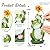 GIGALUMI Solar Garden Statues Loving Frog Garden Decor Figurine Lights for Outside, Yard Decorations Outdoor Patio Decor, Gardening Gifts for Women