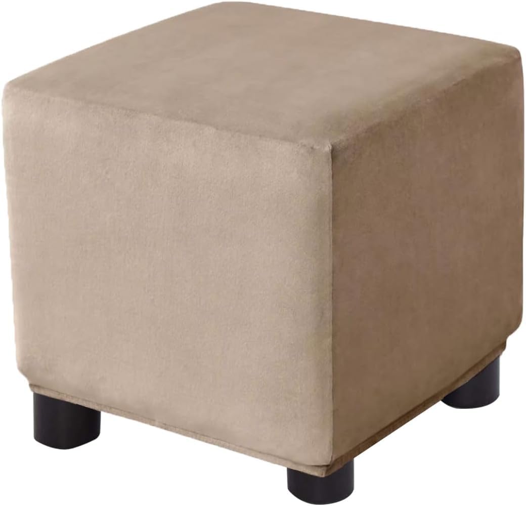 Sofa-Fußstützenbezüge und runder Ottomanenschutz, elastische Unterseite, Fußhocker-Schutz, Pelzbezüge für Ottomane, erhältlich in Farbe #16, verschiedene Größen