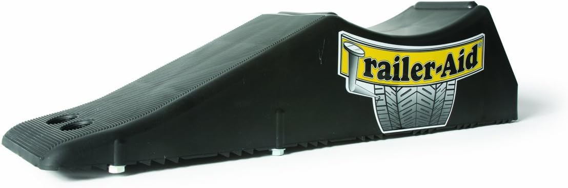 Trailer Aid Tandem Tire Changing Ramp, The Fast and Easy Way to Change A Trailer's Flat Tire, Holds up to 15,000 Pounds, 4.5 Inch Lift (Black)