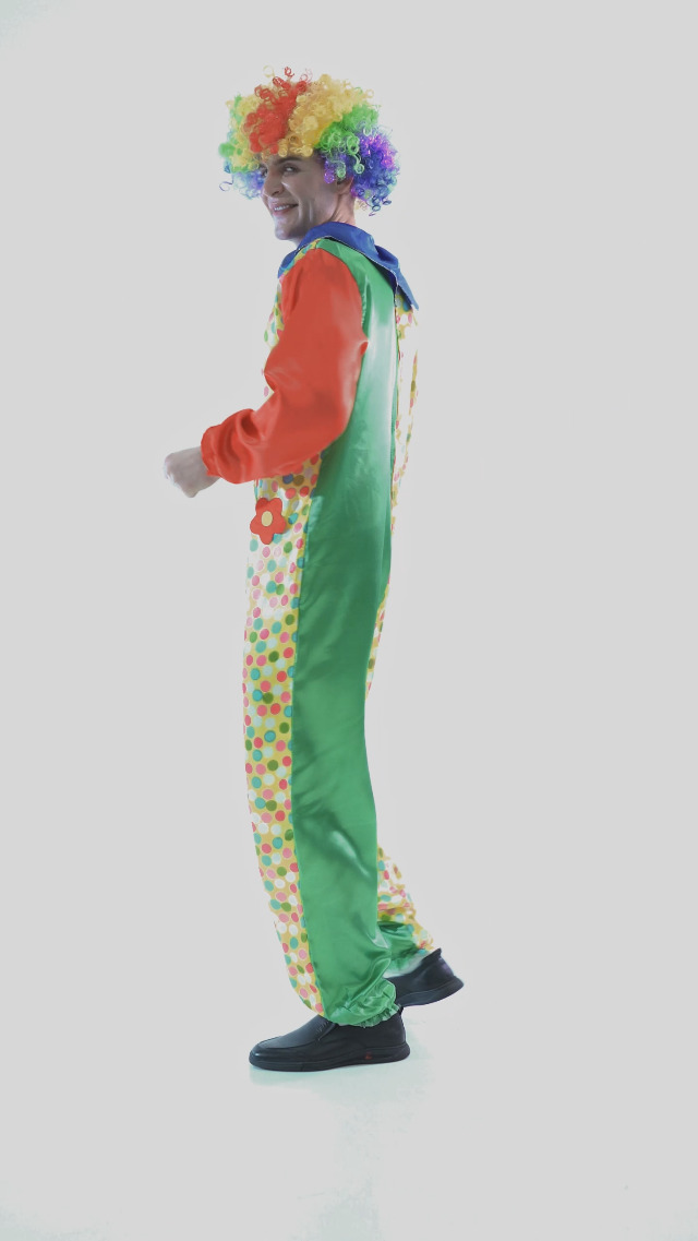 Amazon.com: PGOND Men's Funny Clown Costumes Clown suit Jumpsuit