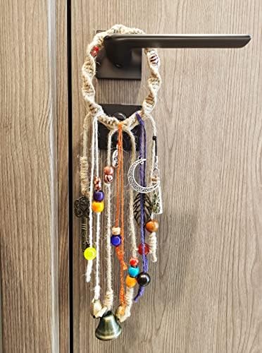 WICCA HOUSE Hexenglocken – Schutzglocken für Türknauf – Hexerei Home Decor – Wicca Hängedekor – Geschenke für Hexen – heidnisches Altar Supplies – 33 cm