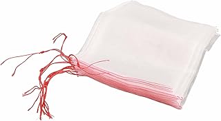 BORDSTRACT 10pcs Fruit Protection Bags for Fruit Trees, Plant Fruit Protection Bags, Drawstring Mesh Bag, Against Insect Pest Bird, for Mangoes Tomatoes Fruit Trees(35 * 25cm)