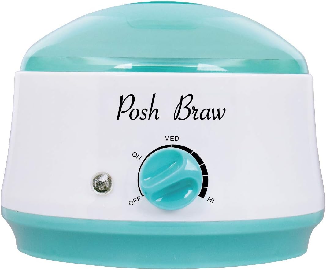 Wax Warmer Kit for Hair Removal - Wax Melting Pot for Brazilian Bikini at Home Waxing with Pearl Hard Wax Beans and 10 Spatula Sticks (301)