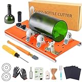 coupe bouteille verre Kit de bricolage complet : le coupe-bouteille en verre HaroKing comprend tous les outils nécessaires pour transformer les bouteilles de vin, de bière, de whisky et de champagne en verrerie décorative, vases ou bougeoirs
