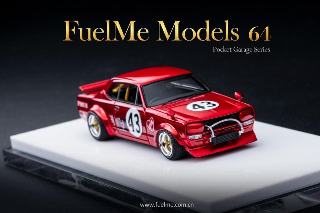 FUELME 1/64 日産 ハコスカ LBWK チャラスカ メタリックブルー Amazon | 1/64 Fuelme 日産 スカイライン ハコスカ LBWK チャラスカ