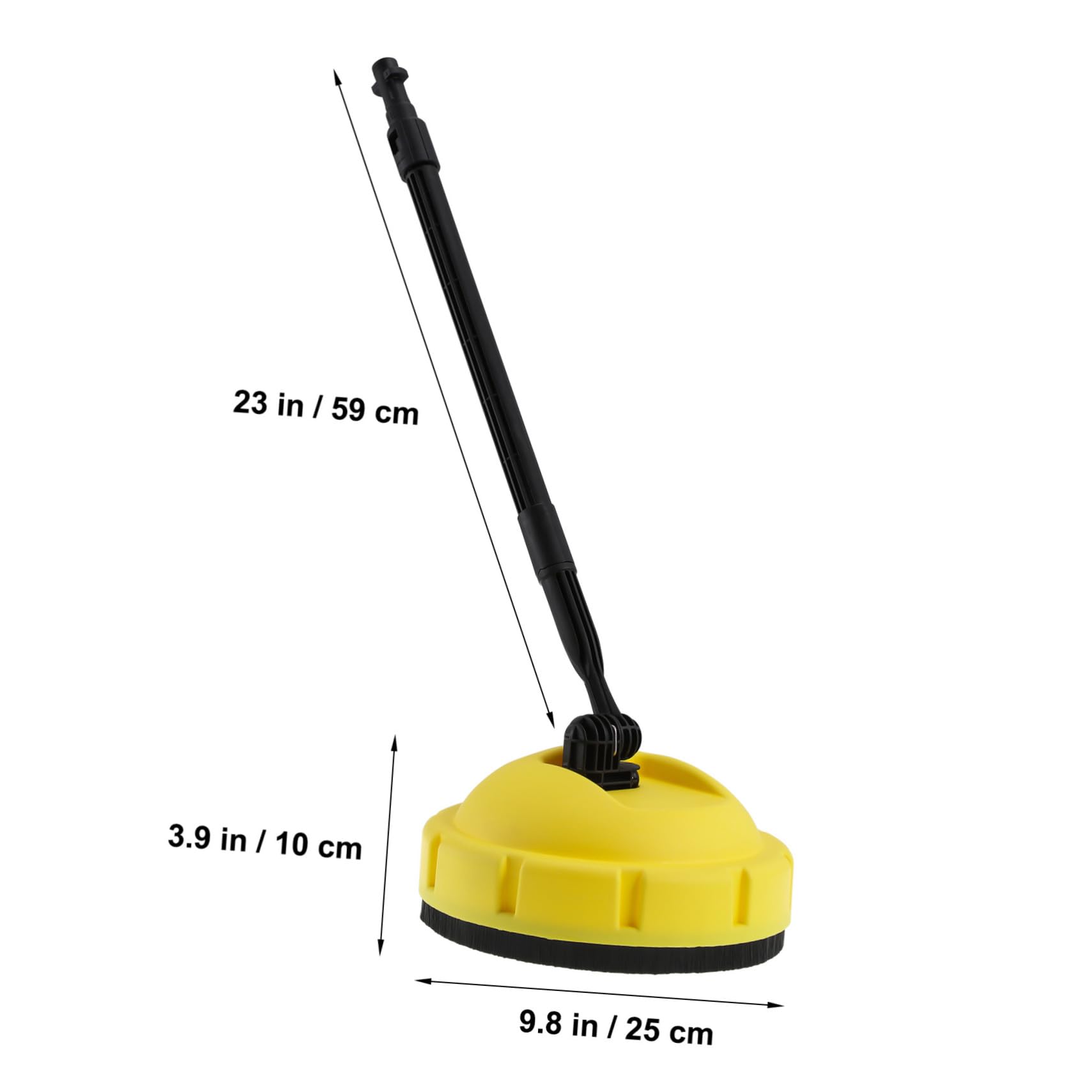 Hemobllo Lavadora Coches con Cepillo Hidrolavadora de Alta Presión Limpiador Superficies Presión con Mango Ergonómico para Patios Garajes y Vehículos Accesorio Rotativo Potente para