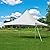 EROMMY 20x20ft Heavy Duty High Peak Party Tent, White Outdoor Canopy with Fire Retardant PVC Top, Event & Wedding Shelter for 80 People, Commercial Gazebo Carport