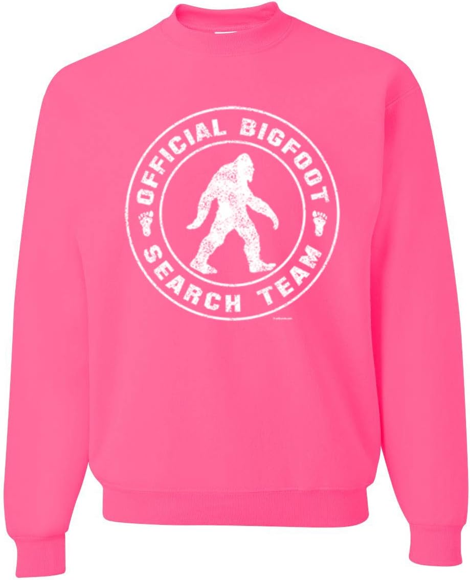 Wild Bobby Official Bigfoot Search Team Funny Sasquatch Pop Culture Unisex Crewneck Graphic Sweatshirt