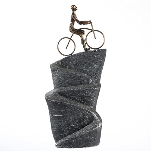 Casablanca - Sculpture, Figurine, objet, objet de décoration - vers le haut, vélo - Hauteur?: 37 cm - poly Cover