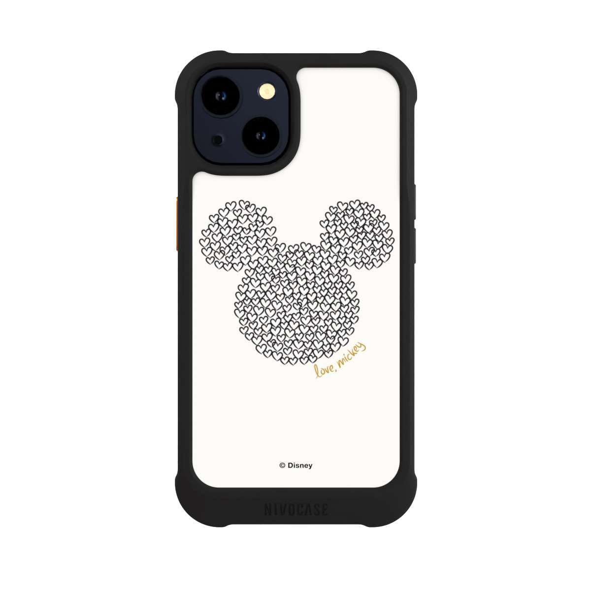 Custodia per Apple iPhone 14 Topolino Disney Cuore