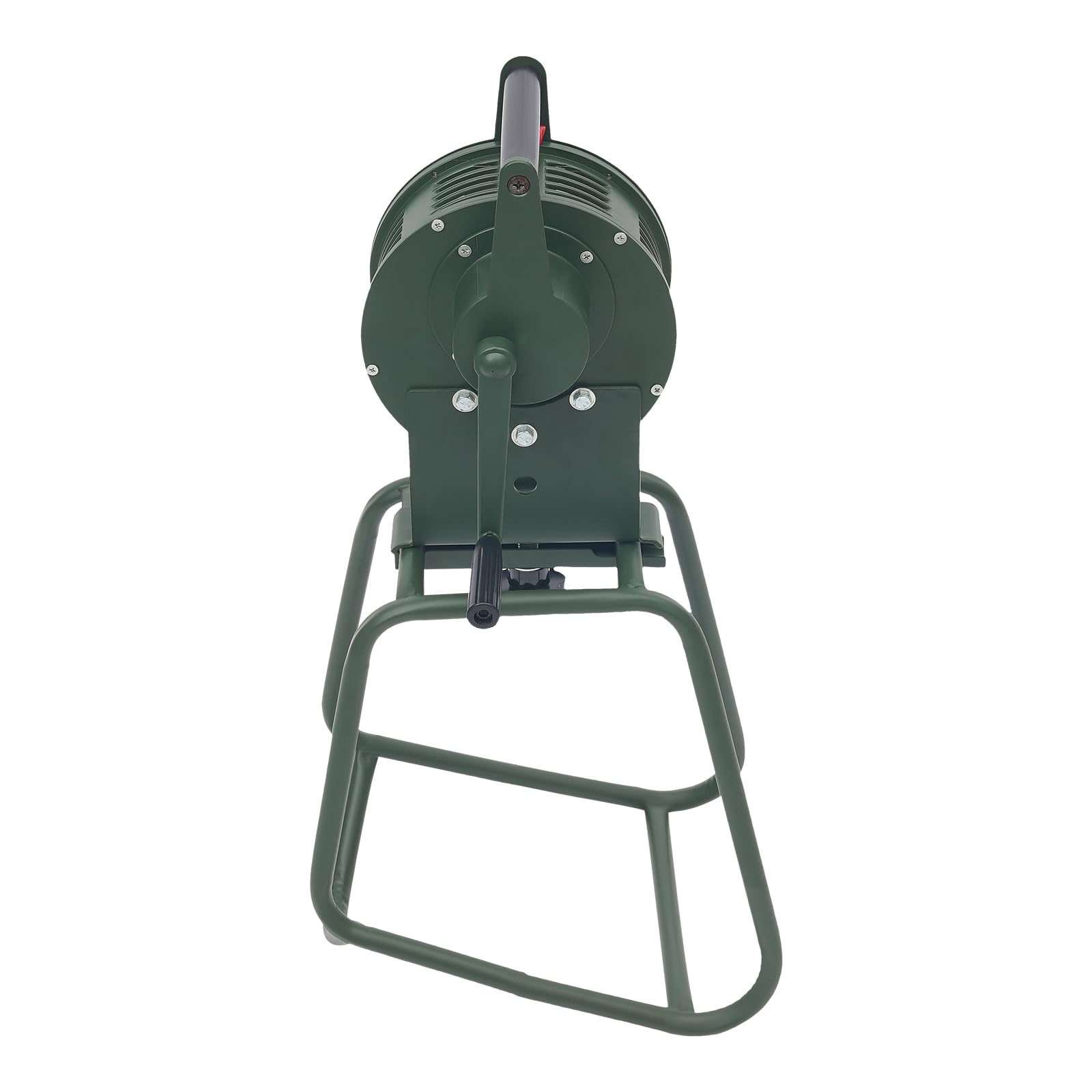 Sirena manuale, sirena di emergenza a manovella, 125 dB, per fabbriche, scuole e luoghi pubblici (verde militare)