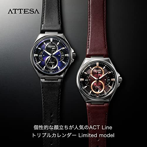 時計 CITIZEN ATTESA ACT Line BU0060-68E Citizen Attesa BU0060-68E Eco-Drive Triple Calendar Moon