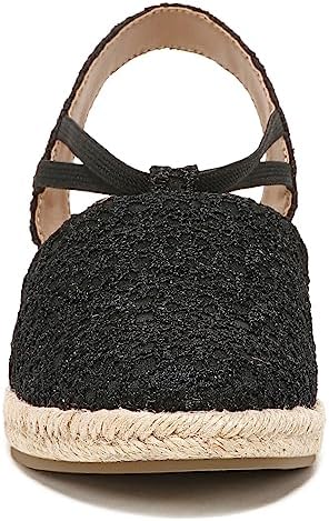LifeStride Womens Katrina 2 Espadrille Wedge Black Crochet 5.5 M | Image 2