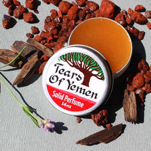 Yemeni Dragons Blood SOLID perfume/Sweet Amber/Oud/Patchouli essential oil/Natural/Halal perfume/Vegan // Made in Canada - Muslim Cosmetics - Tears of Yemen 0.5oz / 14ml - Image 3