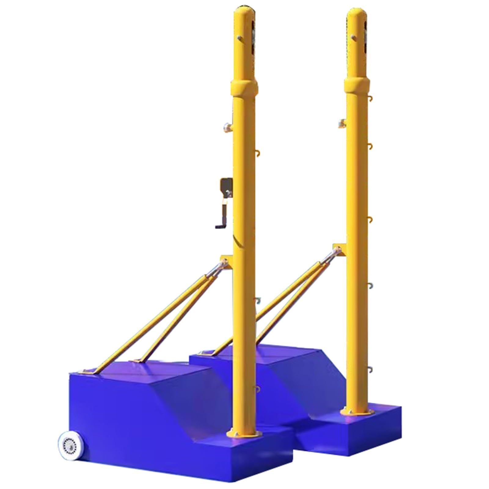 Red de Voleibol Voleibol de Acero/bádminton Soporte rellenable con Ruedas Uso Interior y Exterior Juegos Familiares al Aire Libre,One Color Style3
