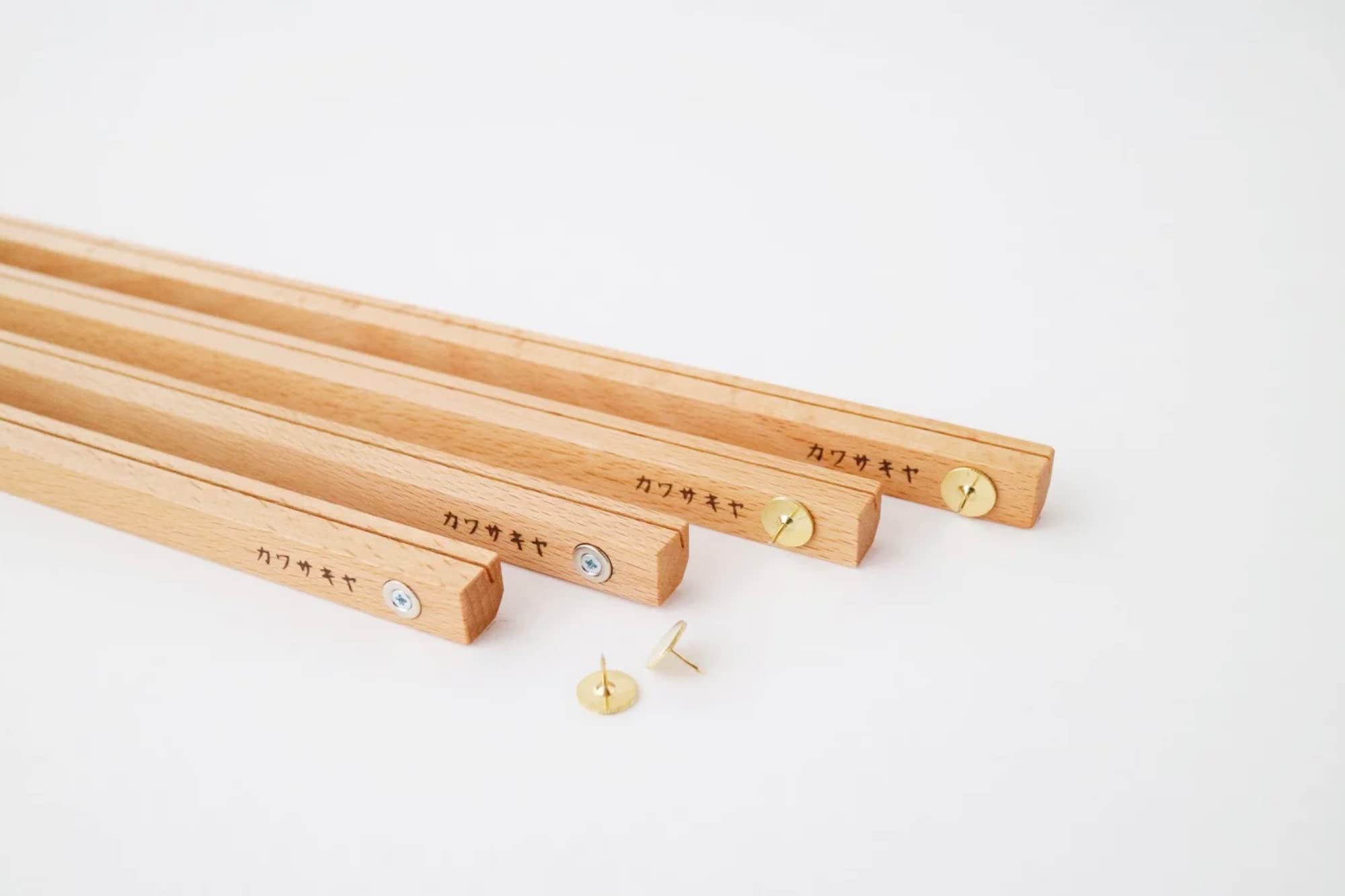 北欧暮らしの道具店【工房カワサキヤ　ポスレイト】ビーチ　4本セット箱・説明書あり 工房カワサキヤ / ポスレイト / ポストカード立て（ビーチ） - 北欧