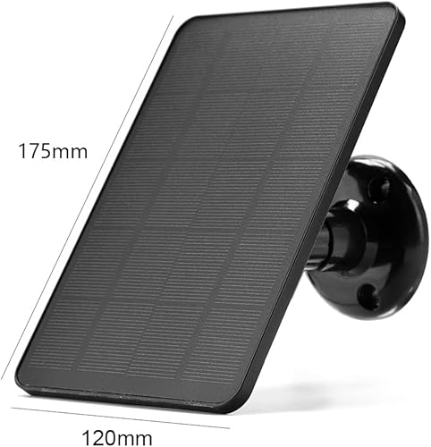 Miniatura 3 de Panel solar de 4W para cámara de seguridad (negro)