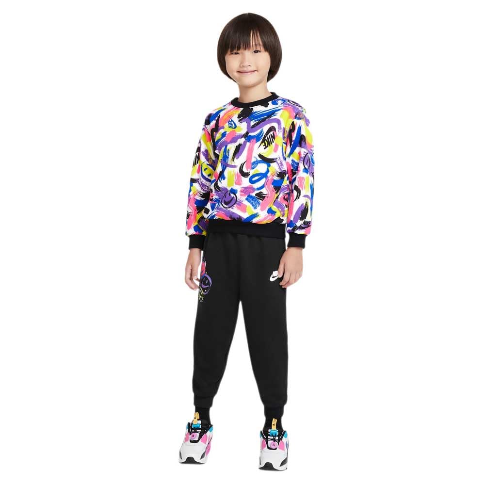 NIKE Tuta Bambino B NSW EY AOP CREW SET 86M284