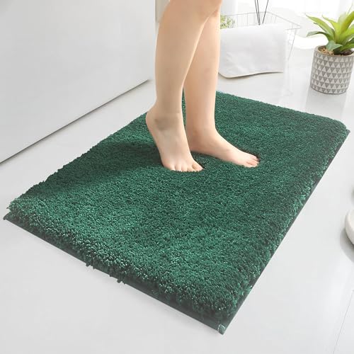 Baahrnom Mikrofaser Badezimmerteppich 40x60cm,Badematte Rutschfest Waschbar – Ansicht 1