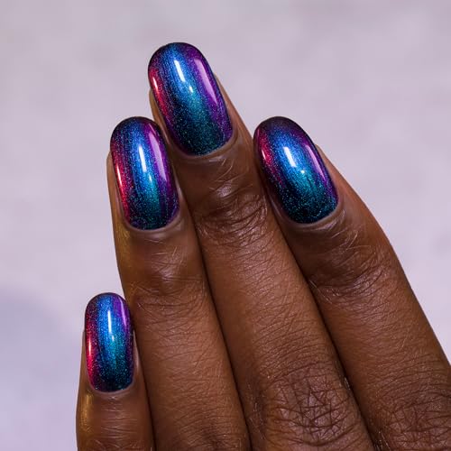 Image of ILNP Birefringence - Blue, Purple, Red, Green, Yellow, Orange Ultra Chrome Color Shifting Nail Polish
