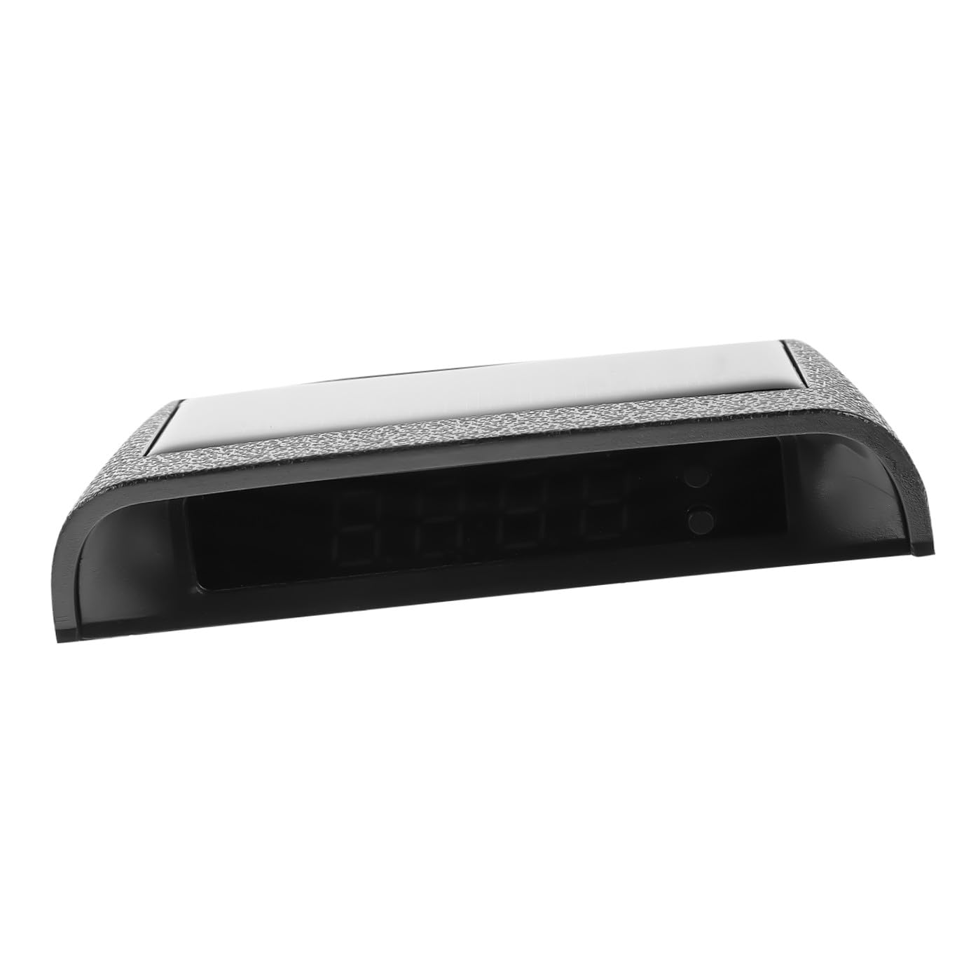 Reloj y Termómetro Digital para Coche, Solar, Luz Nocturna, Alta Precisión, sin Cableado, Arranque Automático, para Salpicadero